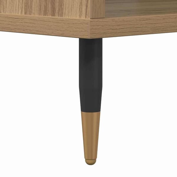 vidaXL Kaffebord artisan eik 60 x 50 x 40 cm Konstruert tre