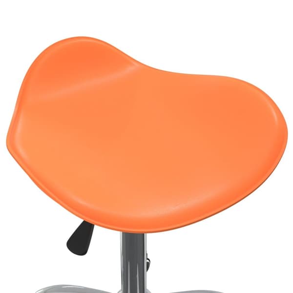 vidaXL Kontorsstol orange konstläder