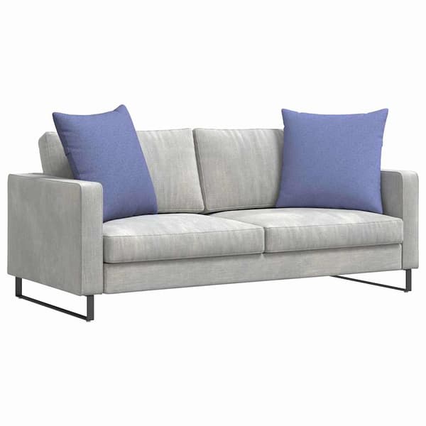 vidaXL Soffkuddar 2 st Blå 60 x 60 cm tyg