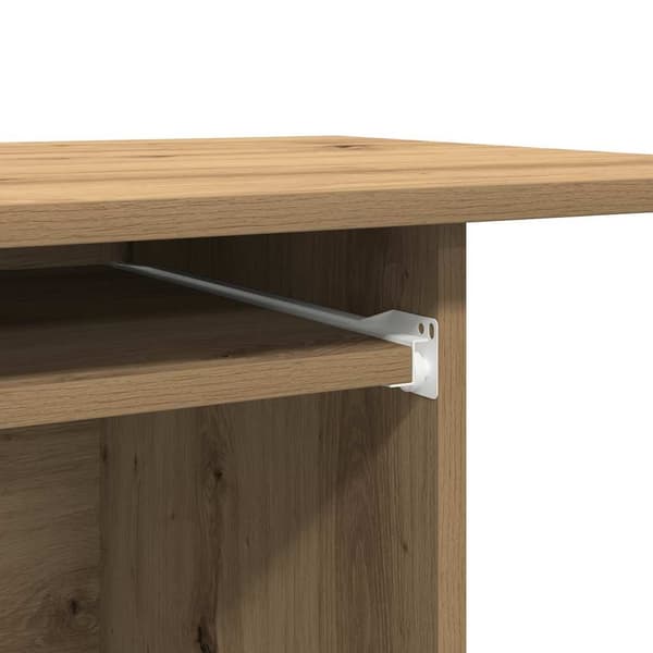 vidaXL Datorbord ek 80x50x75 cm konstruerat trä