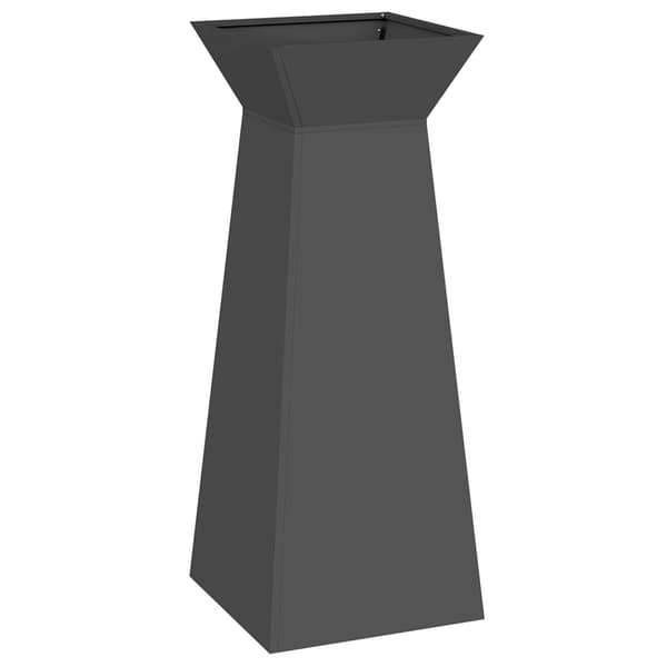 vidaXL Søyleplanter Svart 40 x 40 x 100 cm