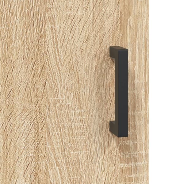 vidaXL Highboard sonoma eik 69,5x34x180 cm konstruert tre