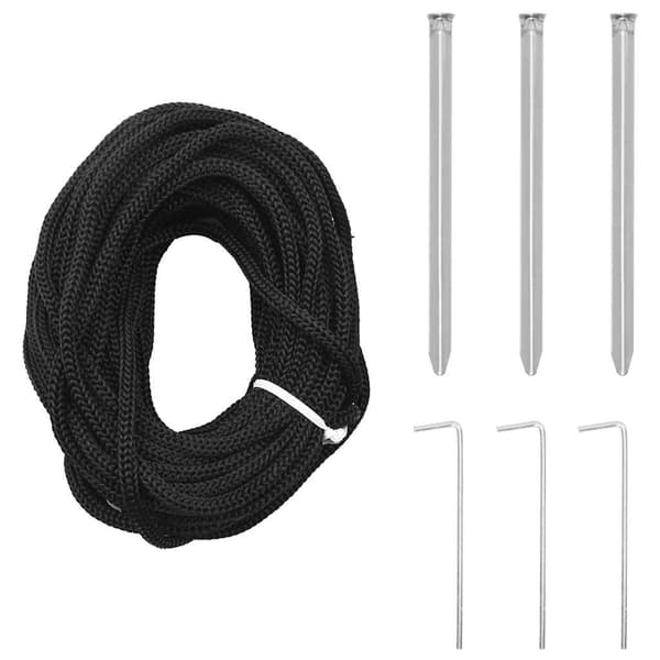 vidaXL LED julgran 1534 LEDs blå 503 cm