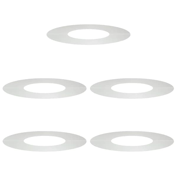 vidaXL passende for Flat Tre Ringer 5 pcs sølv Ø30 / 60 cm