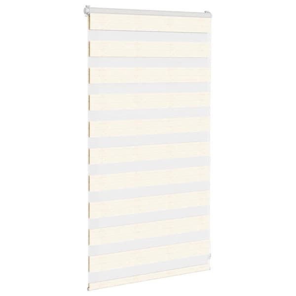 vidaXL Rullgardin zebra 80x100 cm tyg bredd 75,9 cm polyester