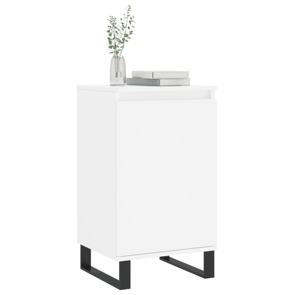 vidaXL Byrå vit 40x35x70 cm konstruerat trä