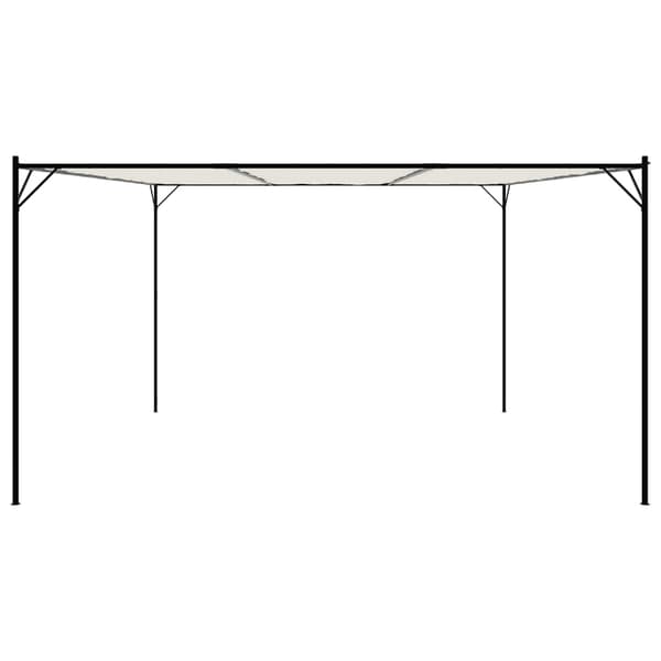 vidaXL Markis Vit 3 x 2,5 m Metall