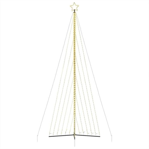 vidaXL LED julgran 789 LEDs varmvit 476 cm