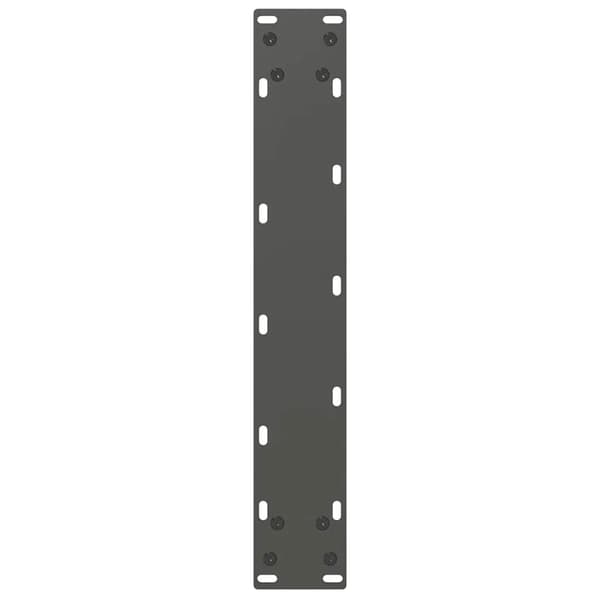 vidaXL Soffbordsben U-formade 2 st antracit 50x(90-91) cm stål