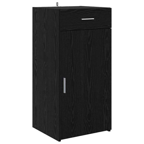 vidaXL Serviesskap Svart eik 45 x 42,5 x 93 cm Konstruert tre