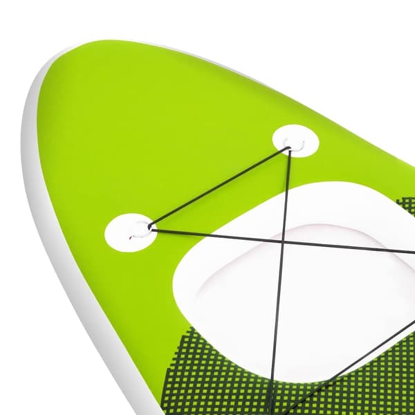 vidaXL Oppblåsbart padlebrettsett grønn 360x81x10 cm