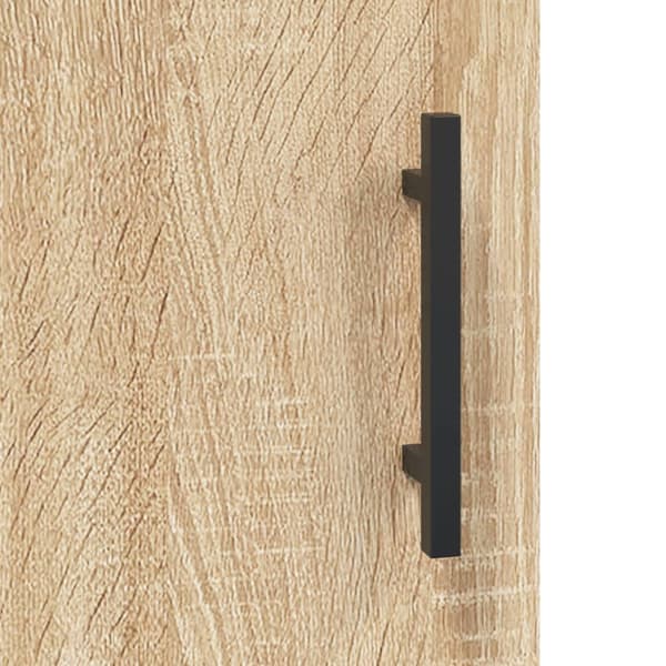 vidaXL Highboard sonoma eik 69,5x34x180 cm konstruert tre