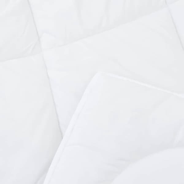 vidaXL Vinter Täcke Vit 240 x 222 x 5 cm Polyester