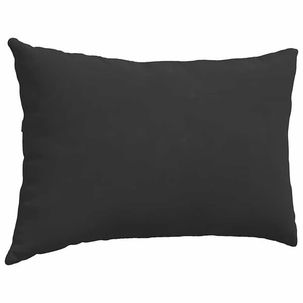 vidaXL Soffkuddar 2 st Svart 60 x 40 cm tyg
