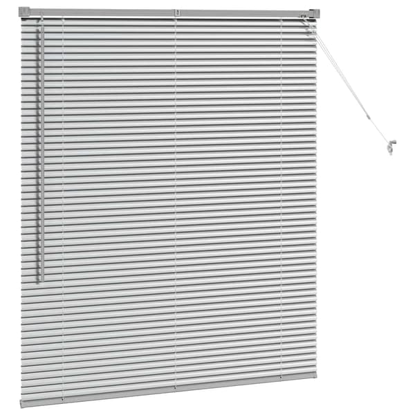 vidaXL Persienner Silver 130 x 120 cm Aluminium