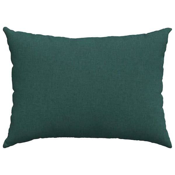 vidaXL Soffkuddar 2 st Mörkgrön 70 x 50 cm tyg