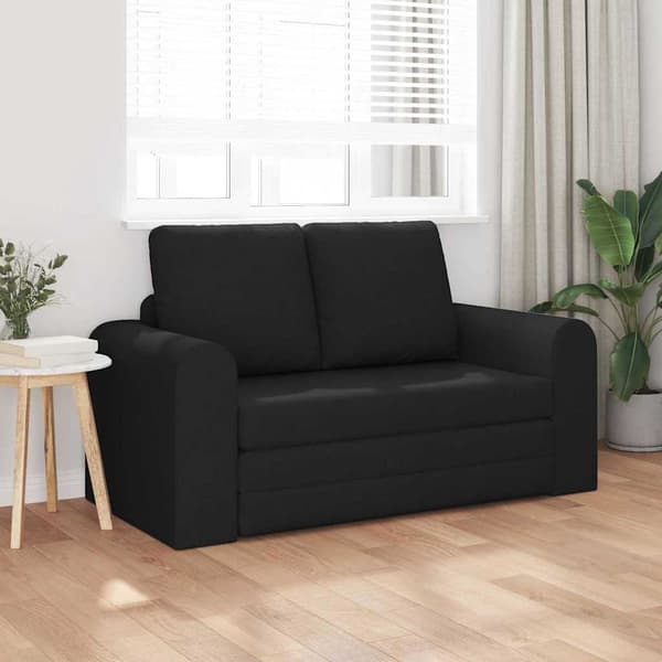 vidaXL Soffbädd Svart 148 x 71 x 83 cm tyg