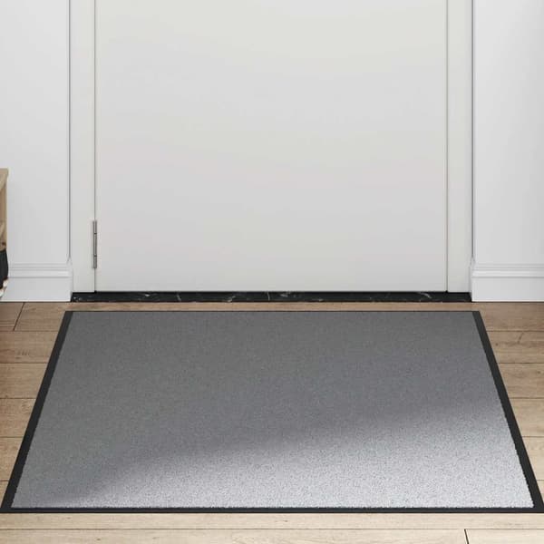 vidaXL Dørmatte grå 80x120 cm