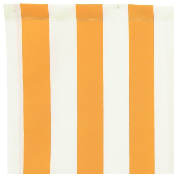 vidaXL Reserveduk til markise Gul og hvit 3 x 2 m Polyester