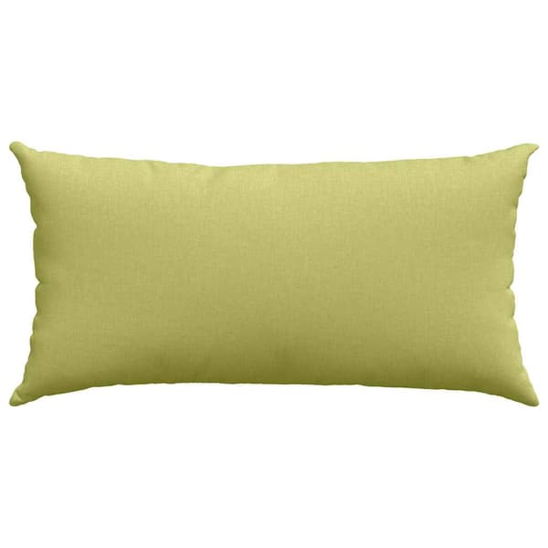 vidaXL Soffkuddar 2 st Ljusgrön 80 x 40 cm tyg