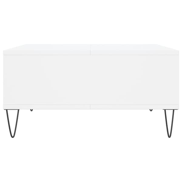 vidaXL Soffbord vit 60x60x30 cm konstruerat trä