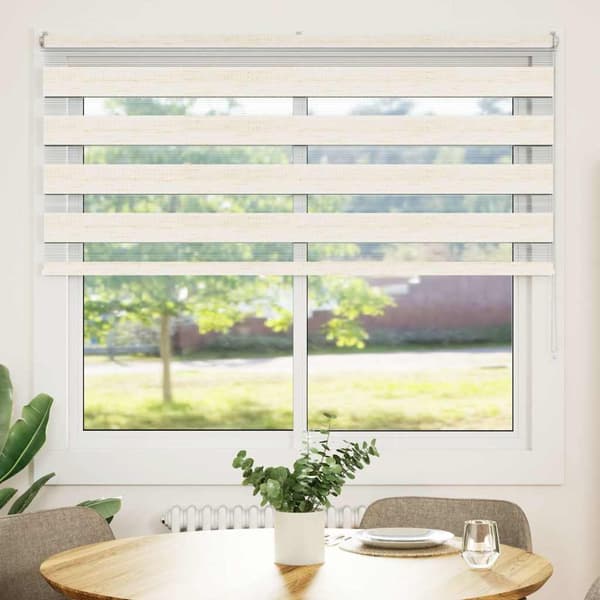 vidaXL Rullgardin zebra 155x100 cm tyg bredd 150,9 cm polyester