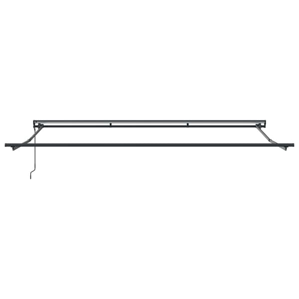 vidaXL Markisram Brun 450 × 300 cm Polyester med PU-beläggning