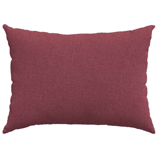 vidaXL Soffkuddar 2 st Vinröd 70 x 50 cm tyg