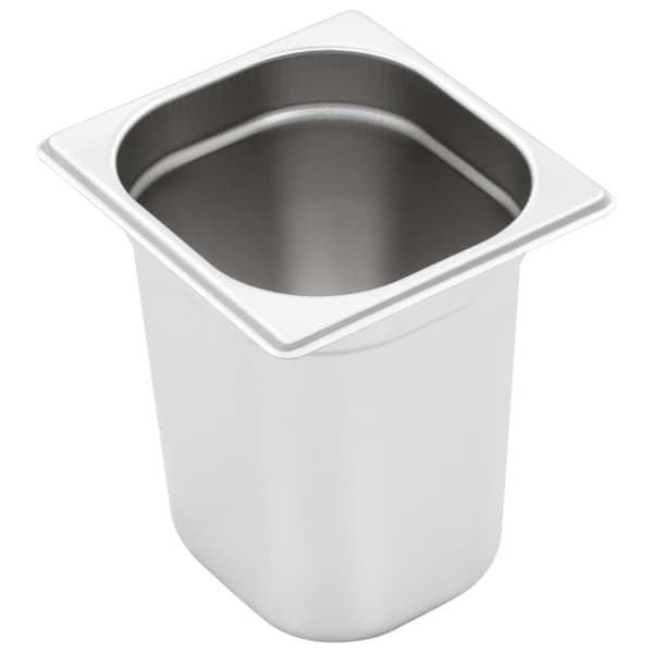 vidaXL Gastronormbeholdere 8 stk GN 1/6 200 mm rustfritt stål