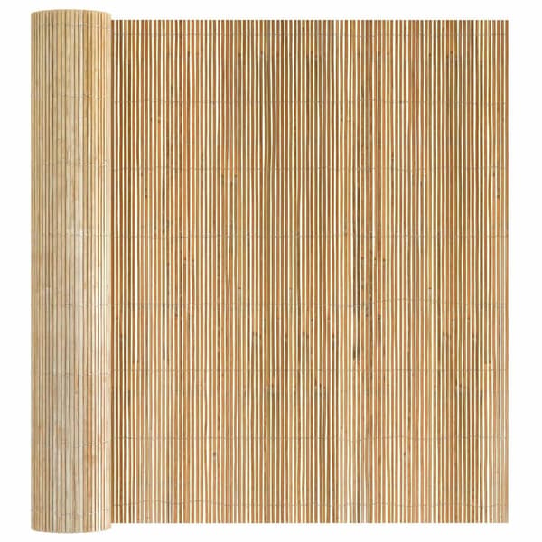 vidaXL Bambusgjerde Brun 400 x 180 cm Bambus