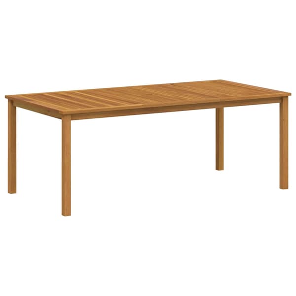 vidaXL Hage Spisegruppe 9 pcs Beige Solid akasietre