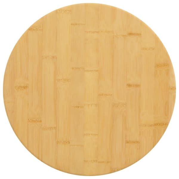 vidaXL Bordplate Ø30x1,5 cm bambus