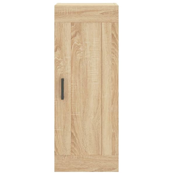 vidaXL Highboard sonoma eik 34,5x34x180 cm konstruert tre