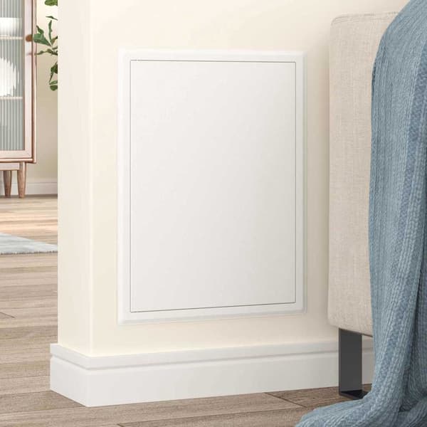 vidaXL Åtkomstpanel Vit 43.5 x 33 x 3 cm Stål
