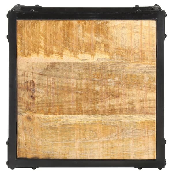 vidaXL Sofabord 40x40x36 cm grov heltre mango change2