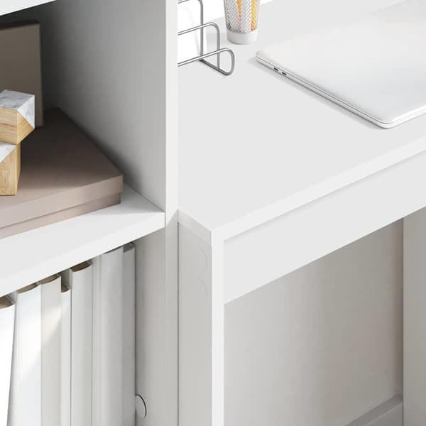 vidaXL Skrivebord Hvit 70 x 40 x 76 cm