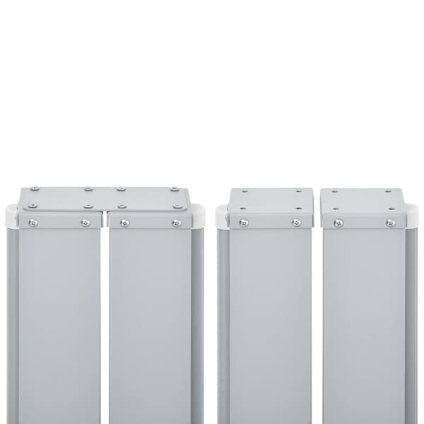 vidaXL Infällbar sidomarkis antracit 100x1000 cm