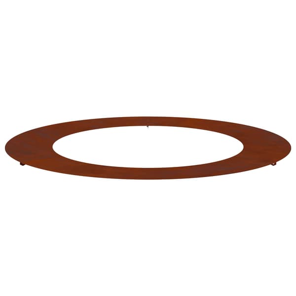 vidaXL passende for Flat Tre Ring Brun Ø60 / 90 cm Cortenstål