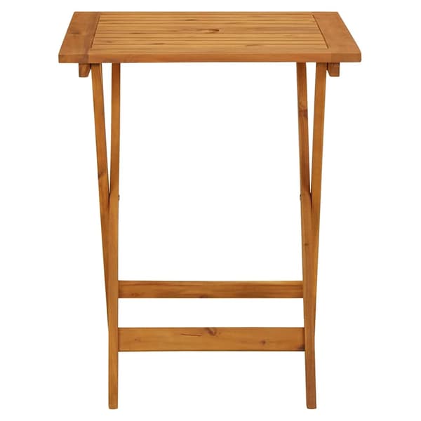 vidaXL Bistrosett 3 deler beige polyrotting og heltre