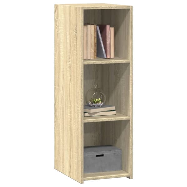vidaXL Skjenk sonoma eik 30x41x93 cm konstruert tre