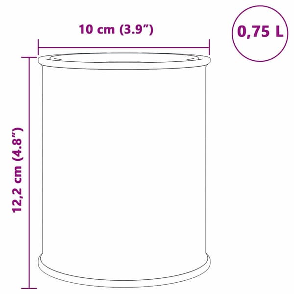 vidaXL Möbelfärg Grön 0,75 L Väggprint