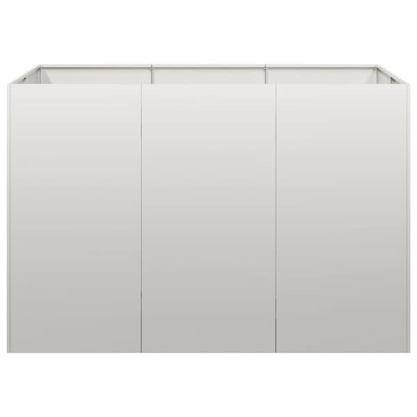 vidaXL Plantekasse 120x80x80 cm rustfritt stål