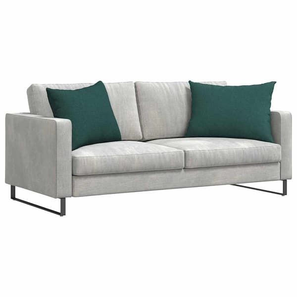 vidaXL Soffkuddar 2 st Mörkgrön 70 x 50 cm tyg