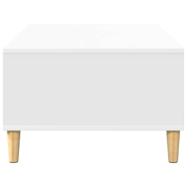 vidaXL Kaffeebord Vit 102 x 55 x 35 cm Konstruerat trä