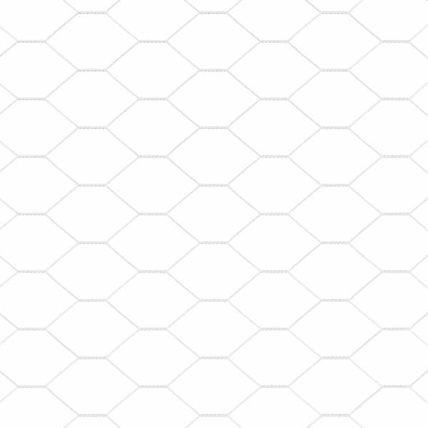 vidaXL Hexagonstängsel Silver 0,4 x 10 m Galvaniserat stål