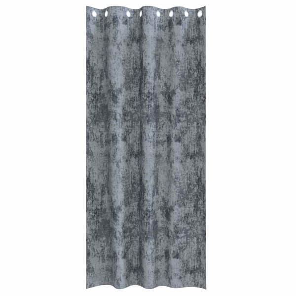 vidaXL Sammetsgardiner 2 pcs Silvergrå 245 x 140 cm Sammet