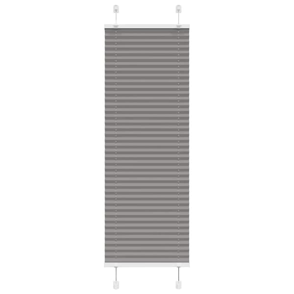 vidaXL plisségardin antrasitt 40x100 cm Stoff Bredde 39,4 cm Polyester