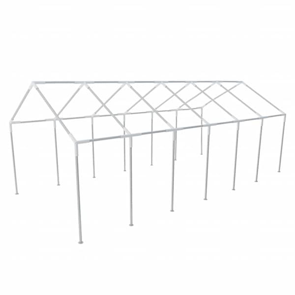 vidaXL Festtelt hvit 12 x 6 m