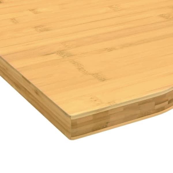 vidaXL Bordsskiva 110x55x2,5 cm bambu