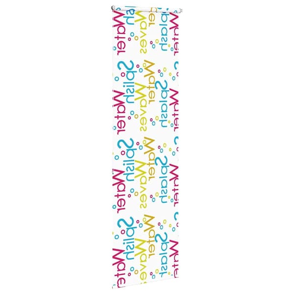 vidaXL Rullgardin för dusch 80x240 cm tyg bredd 76 cm